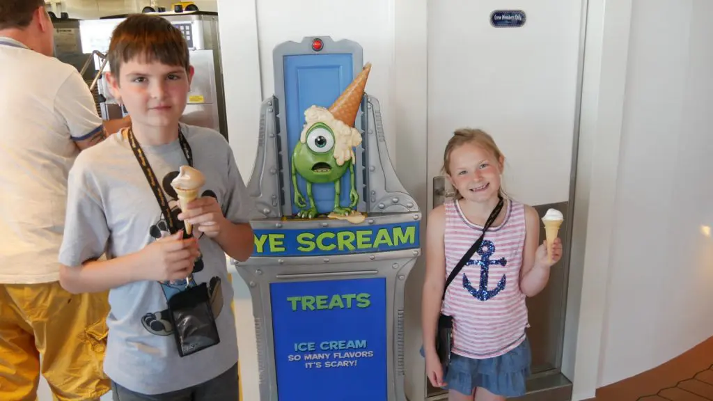 Disney Fantasy Cruise Tips ice cream