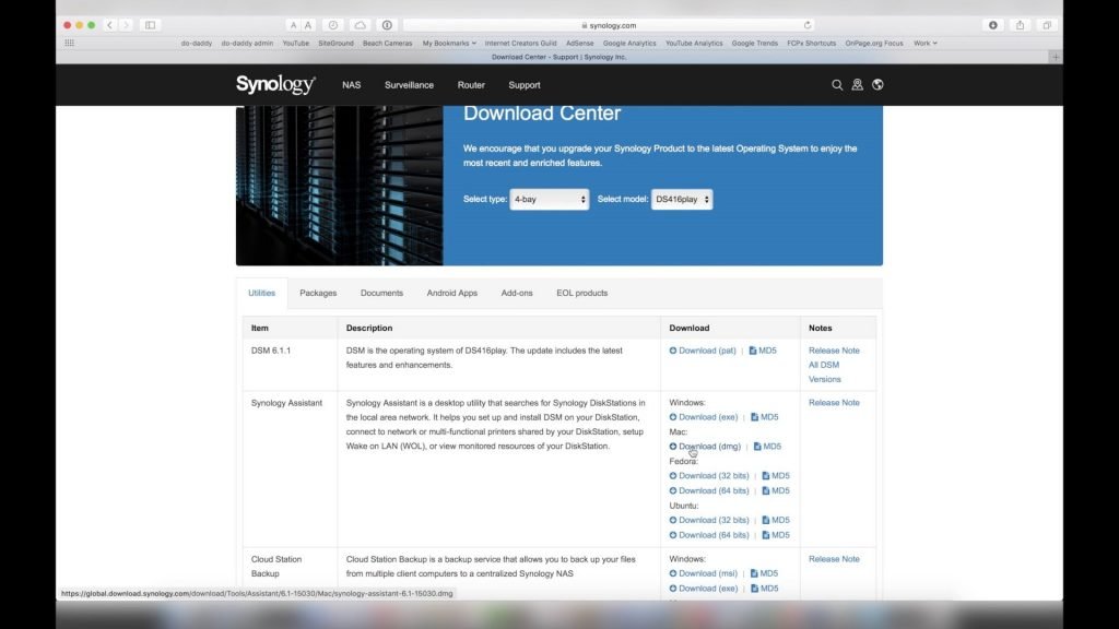 Synology Download Center