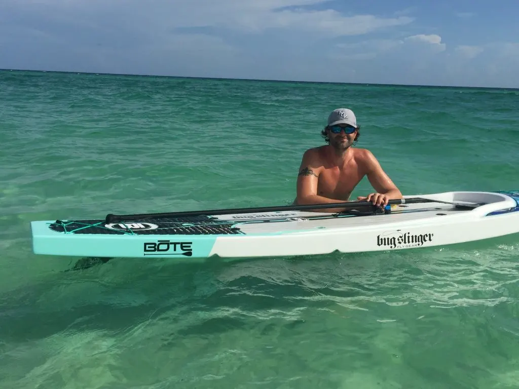 Paddle Boarding in Destin Florida - Bote Rackham Bugslinger Edition