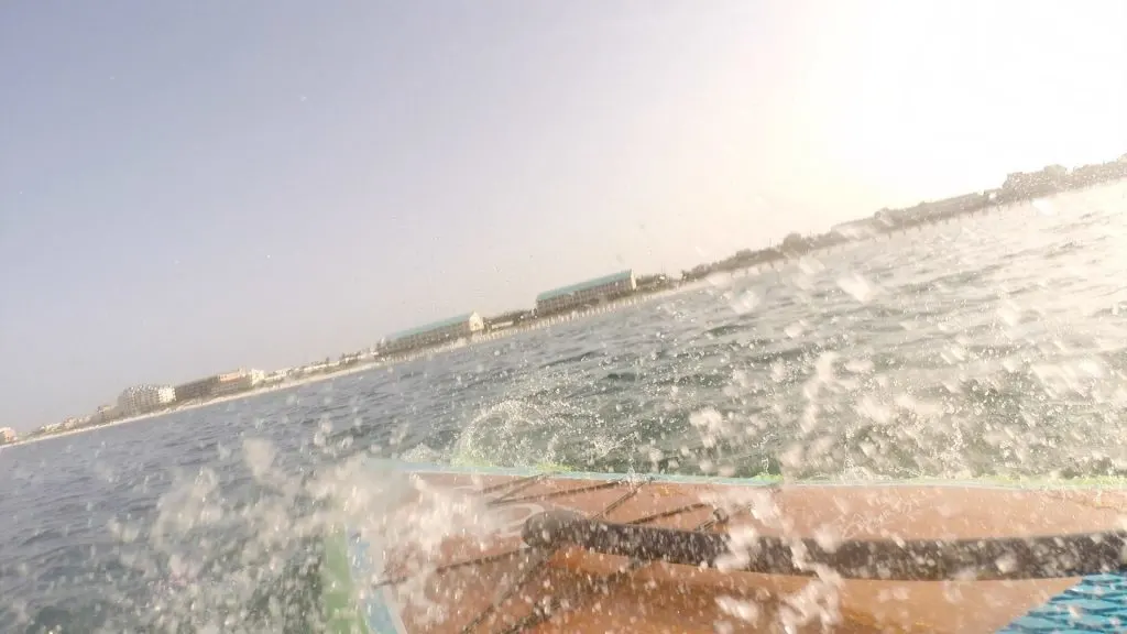 Paddle Boarding in Destin Florida - Falling on Sharks