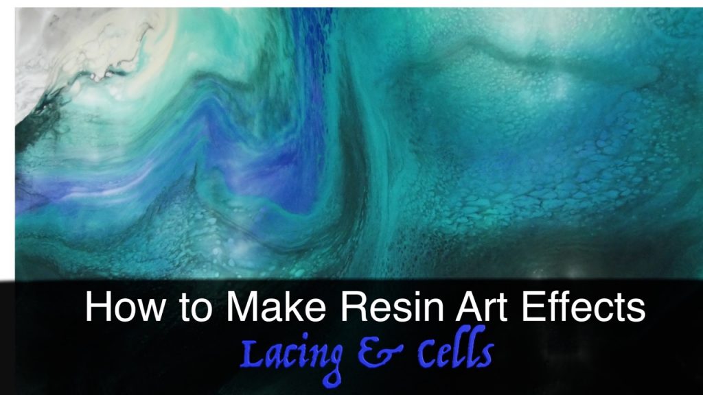 how to make resin art effects on a canvas