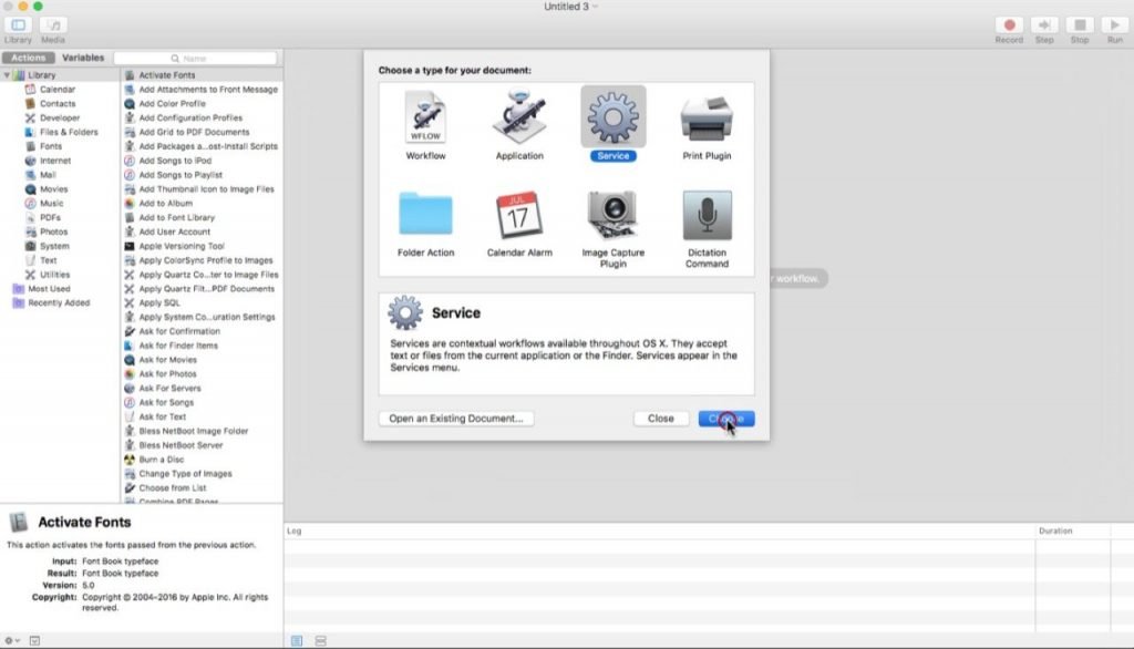 how to resize images on a mac-Automator-Service-Choose_2