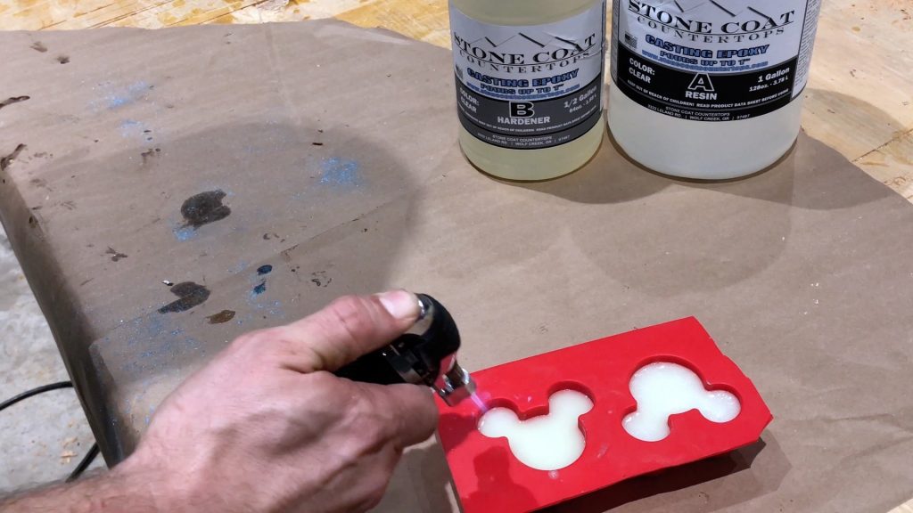 Resin Casting How to Make Mickey Mouse Ears-Bubbles