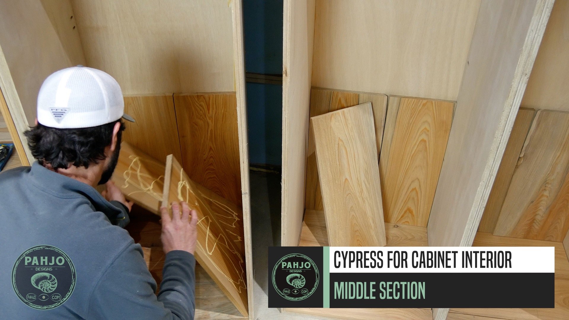 DIY Custom Built In Cabinets cypress middle