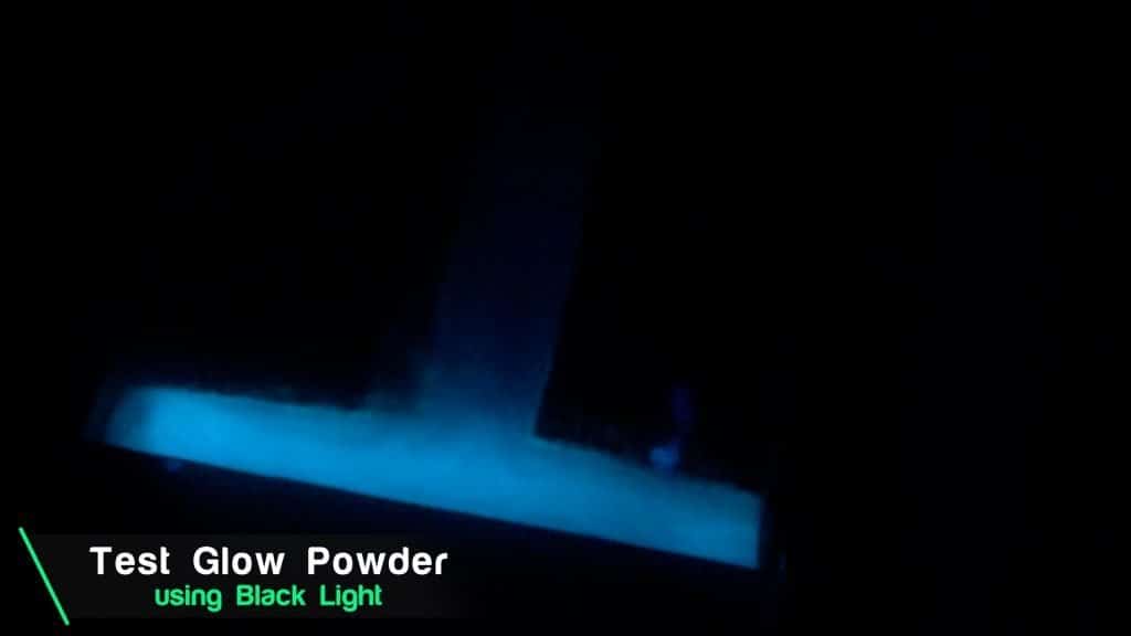 how to make wood and resin wall art that glows_resin glow powder glow test