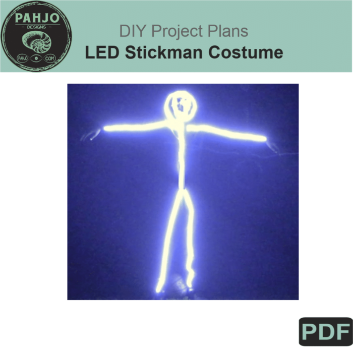 LED Stickman Costume DIY Plans