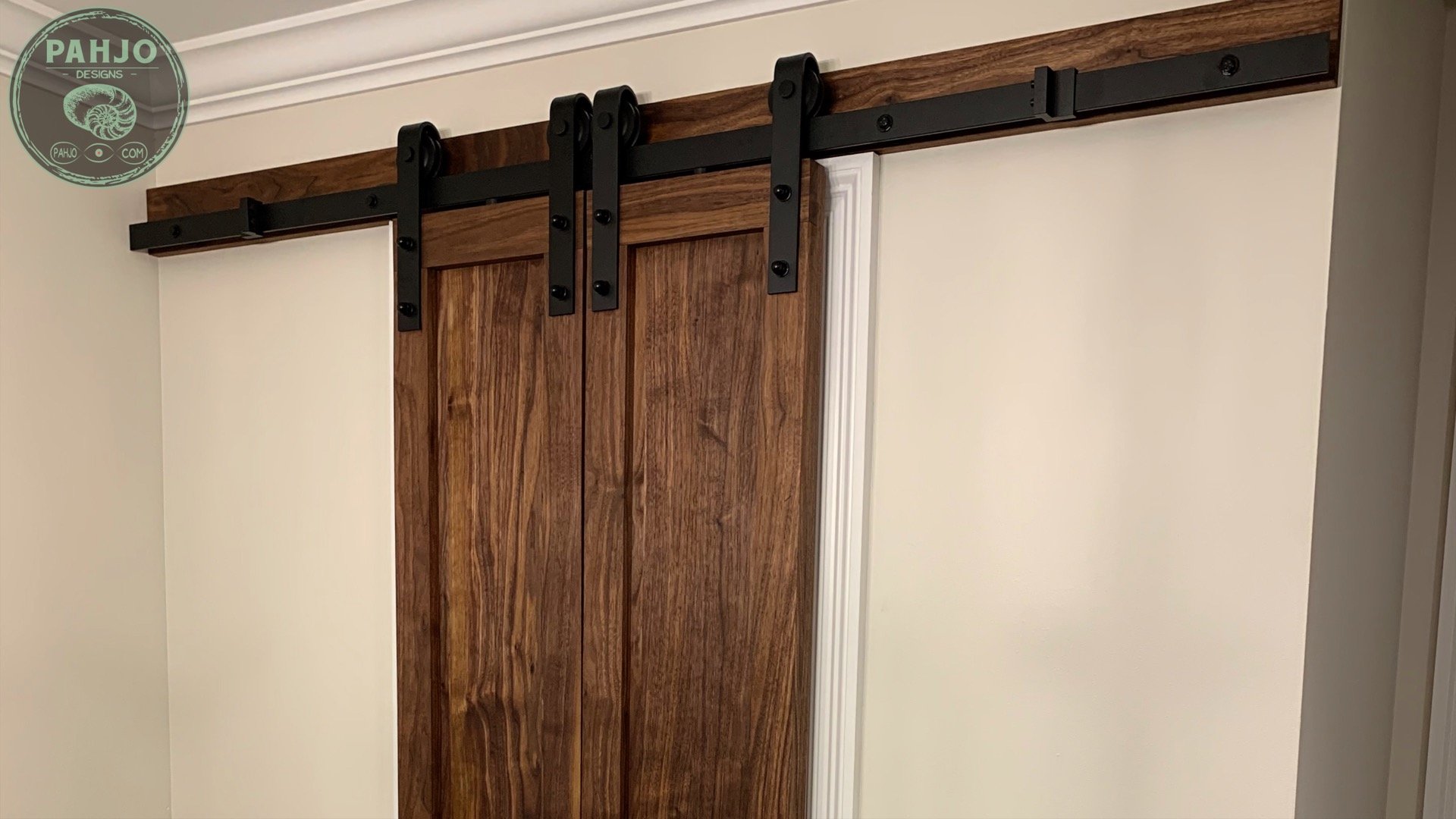 How to Build DIY Double Sliding Barn Door Open and Close