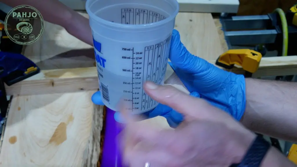 Measure Resin for Casting Pour