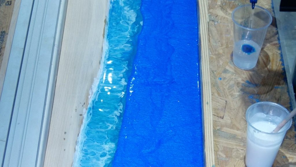 resin transparent blue dye