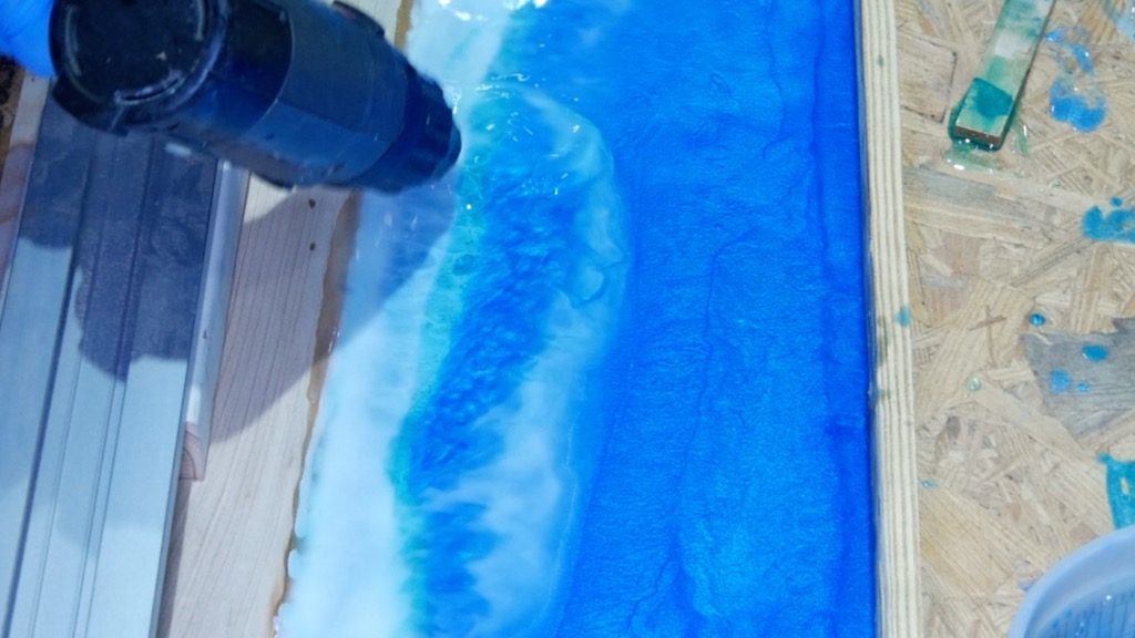 create resin ocean waves
