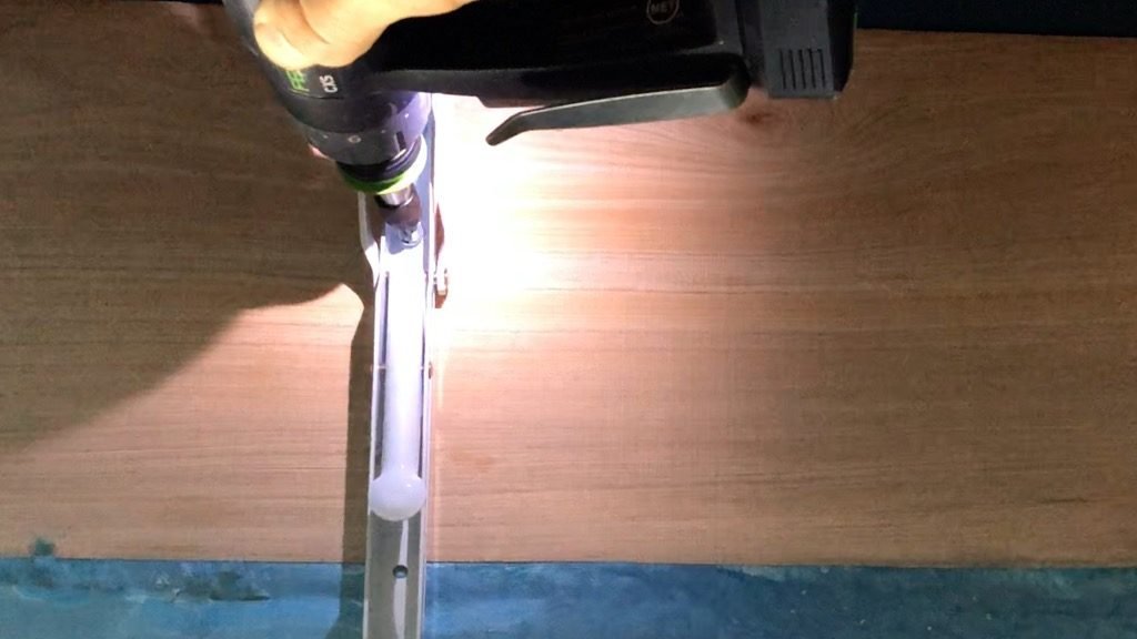 DIY folding wall desk screw hinge to underside