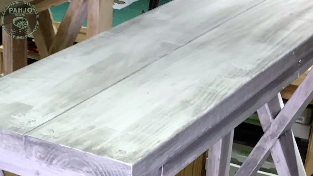 furniture distressing technique using stain