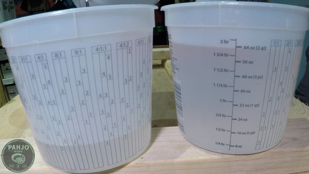 mixing containers for epoxy