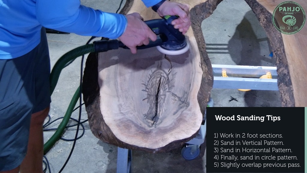 best sander for rough cut wood