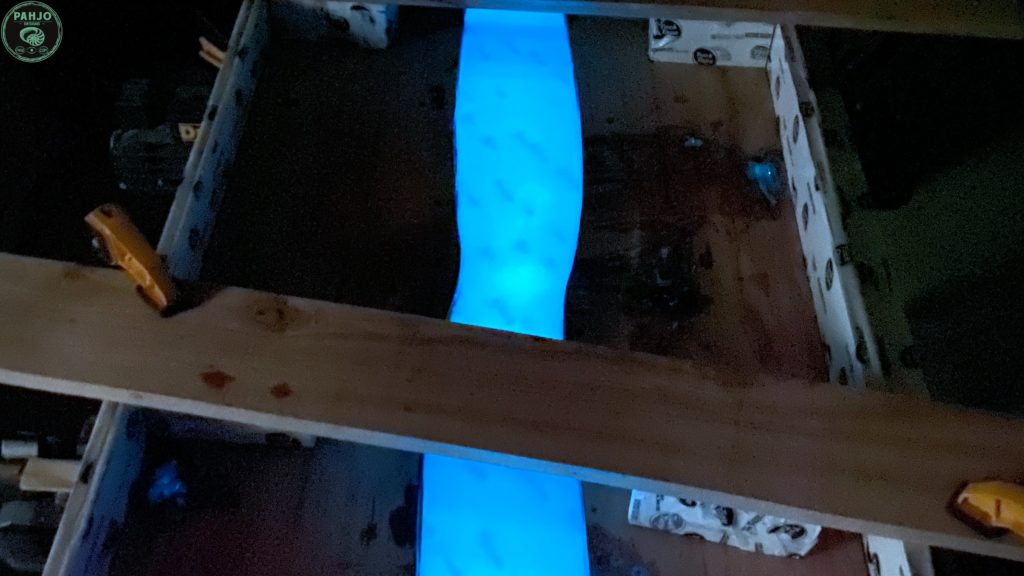 resin river glow table
