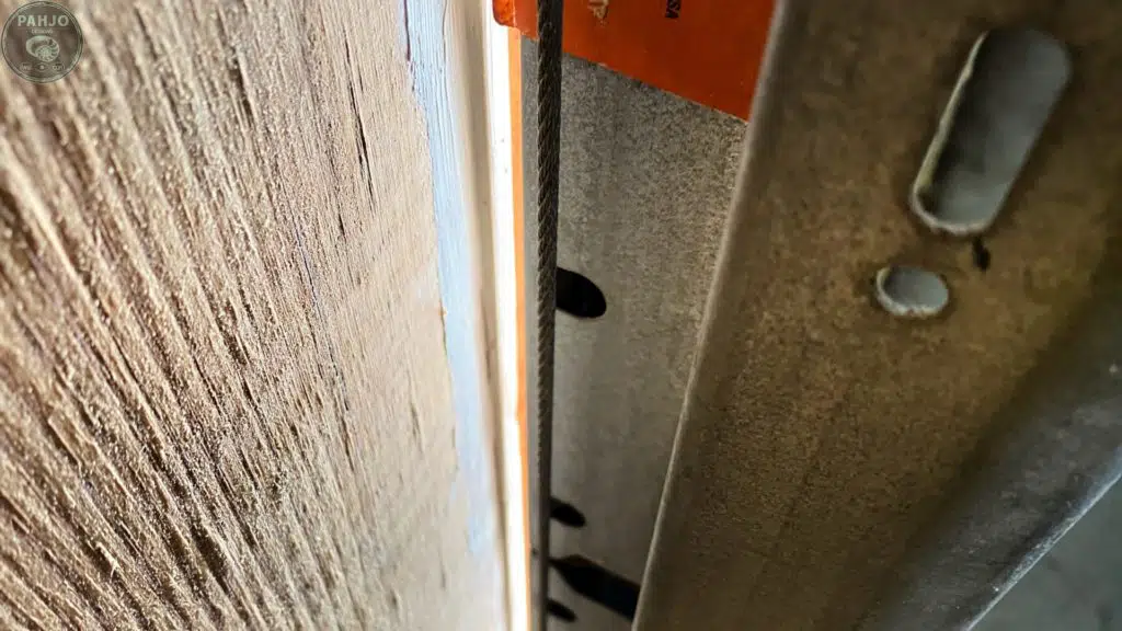 garage door air leak